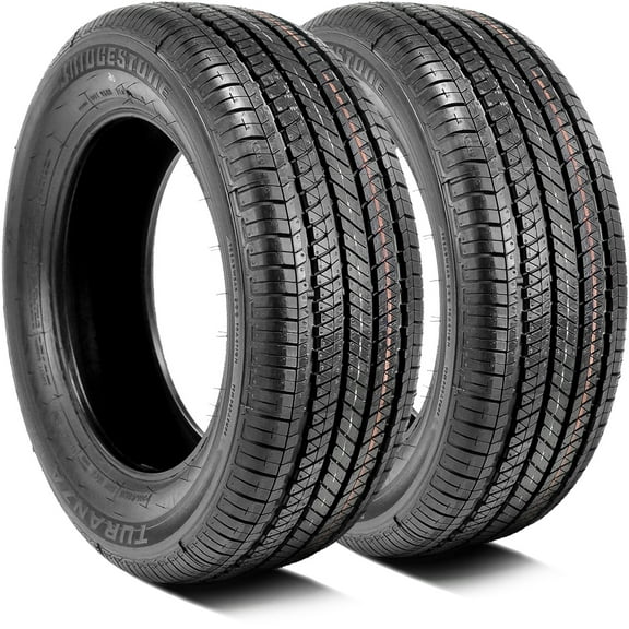 Pair of 2 Bridgestone Turanza EL400-02 255/35R18 90W High Performance a/s All Season Tires