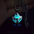 thumbnail image 2 of Luminous Ghost Pendant Halloween Necklace, 2 of 2
