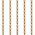 thumbnail image 1 of 50 piezas Tornillo de cabeza hexagonal plana Tornillo de cabeza avellanada de cobre Suministros industriales M4M4x9, 1 of 9