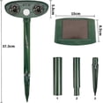 thumbnail image 5 of Repelente ultrasónico para gatos, repelente solar para gatos, repelente ultrasónico para roedores con sensor de movimiento, repelente impermeable para exteriores para gatos y perros., 5 of 5