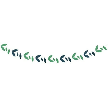 Beistle 56011 Green Leaves Garland, Pack of 12