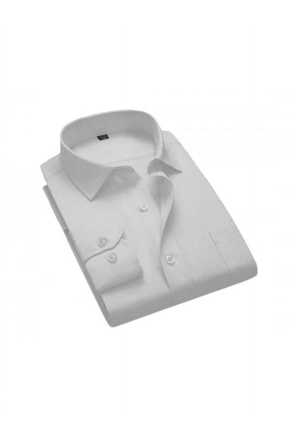 Men's Long Sleeve Solid Colors Generic Dress Shirts