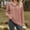Pink, variant on SEMPAI Blouses & Tops Women Tops Long Sleeve Round Neck Tops for Women Sports Tops Classic Fit Wal&mart Deals Soft and Comfortable Solid Plus Size Blouses for Ladies Womens Tops