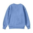 thumbnail image 5 of Garbnen Long Sleeve Shirt Girls Crewneck Sky Blue Teen Girl Shirt Basic Fall Preppy Trending Clothes for Teen Girls 13-14 Years, 5 of 6