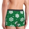 thumbnail image 3 of Goofa Snowflake Printed Men's Boxer Briefs Underwear, Moisture-Wicking Underwear, Trunk,Soft and Breathable Cotton Underwear-, 3 of 9