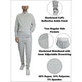thumbnail image 3 of Men's Moisture Wicking Performance Tech Sweater & Pants 2-Piece Dry Fit Active Set With Reflective Ankle Zipper Design (Sizes, S-2XL), 3 of 5