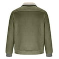 thumbnail image 4 of YUGYXL Men's Western Fleece Jackets Sweatshirts Vintage Quarter Zip Pullover Western Casual Long Sleeve Country Sweatshirt Green XXL, 4 of 5
