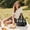 Gray, variant on RKSTN UpgradedInsulated Lunch Bags Men Women, Four Layer Temperature-locking Lunch Box, Leakproof, Portable, Reusable, Backpack/hand-carry for Office Picnic Beach Camp Travel