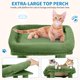 thumbnail image 3 of Yeshouse Árbol para gatos de 155 cm, varios niveles, ideal para gatos grandes y Maine Coon, con percha gigante, 2 compartimentos, postes rascadores de sisal y pelotas colgantes, 3 of 7