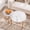 Marble Color, variant on FOROUTIA Set of 2 Round Nesting Coffee Tables, Lightweight and Durable, Ideal for Living Room or Bedroom
