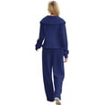 thumbnail image 4 of Lounge Sets For Women 2023 Oversized Half Zip Sweatshirt And Wide Leg Sweatpant 2 Piece Outfits Sweatsuit Tracksuit, 4 of 7