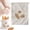 D, variant on Baguette Bread Bag Reusable Cotton Storage Bag with Drawstring, Breathable Fabric Bag for Food Storage and Household Use Linen Bag