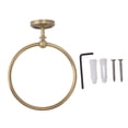 thumbnail image 1 of Towel Ring,Bath Towel Ring Copper Hand Towel Holder Bath Hand Towel Ring Versatile Functionality, 1 of 8