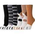 thumbnail image 1 of LAICAIW Womens Soft Cute Funny Animal Designe Microfiber Slipper Socks Cozy Fuzzy Winter Warm Socks, 1 of 7