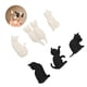 thumbnail image 4 of Marca De Copa De Vino De Gatito, Marcadores De Copa De Vino De Meow, Reconocedor De Copa De Vino De Gato Con Ranura Para Tarjeta, Bolsa De Té Colgante Para Bar De Fiesta En Casa Inevent HA016416-00, 4 of 7