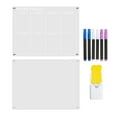 thumbnail image 4 of Tableau Effaçable à Sec Tableau Blanc Effaçable Planificateur Tableau Blanc en Acrylique pour Réfrigérateur Tableau Vierge Hebdomadaire, 4 of 9