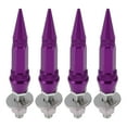 thumbnail image 1 of Tornillos de matrícula universales para motocicletas M6 de Unique Bargains, cubiertas de 82 mm, kit de tornillos de matrícula antirrobo de aleación de aluminio púrpura, 4 piezas, 1 of 6