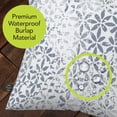 thumbnail image 3 of Briarwood Lane Distressed Floral Burlap Pillow, 3 of 3