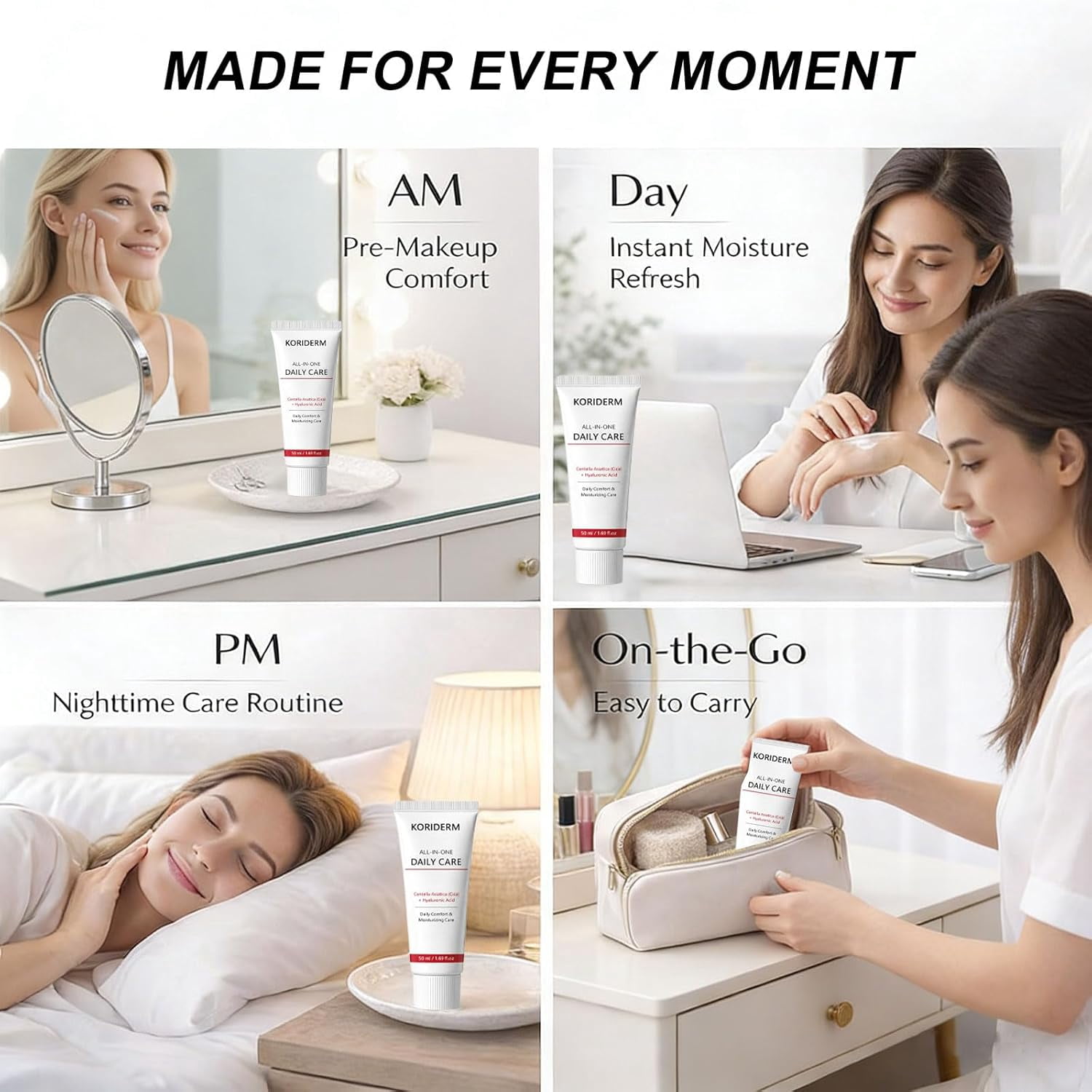 Koriderm Time Reversal Cream — Deeply hydrates and nourishes the skin; suitable for day and night use.