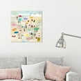 thumbnail image 3 of Wynwood Studio Nautical and Coastal Wall Art Canvas Prints 'Beach Day Fun' Coastal - White, Blue, 3 of 5