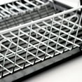 thumbnail image 3 of Megachef DR-180 16 in. Chrome Plated & Plastic Counter Top Drying Dish Rack, Black, 3 of 6
