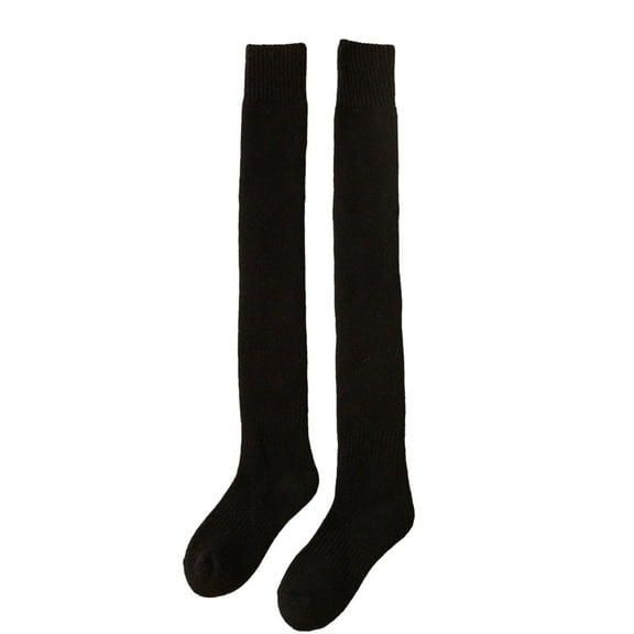 BLOCLOALO Thigh High Socks Long Socks forWomen Knee High Women Knit Thigh High Socks Over the Knee High Leg Warmers Winter Long Boot Stockings Leg Socks Thick Comfortable Socks Warm Socks A One Size