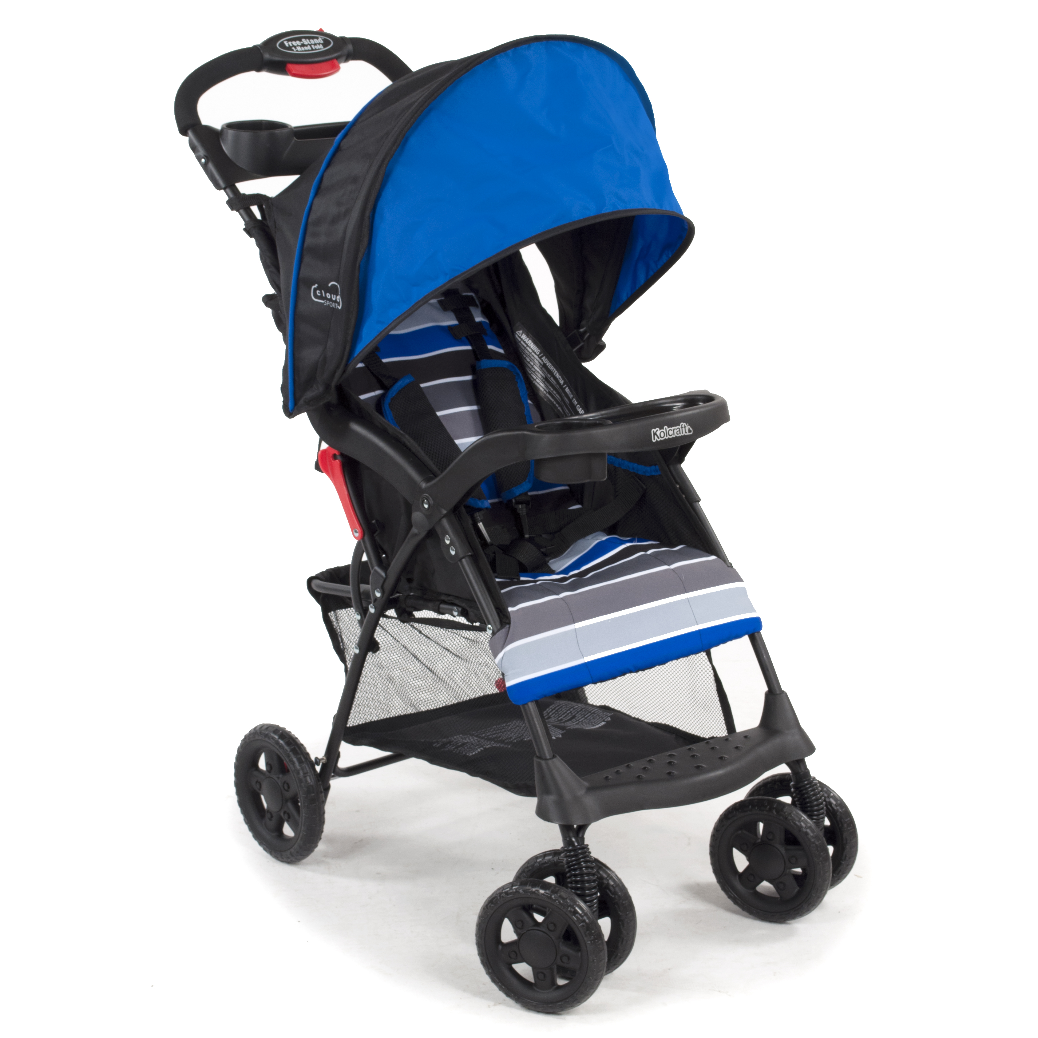 Kolcraft Cloud Sport Lightweight Stroller, Blue  Walmart.com