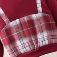 thumbnail image 4 of KYAIGUO Kids Boys Girls Hooded Plaid Sweatshirt Spring Fall 2PCS Outfits Set Long-Sleeved Tops with Shirtpants for Infant 2-7 Years Old, 4 of 8