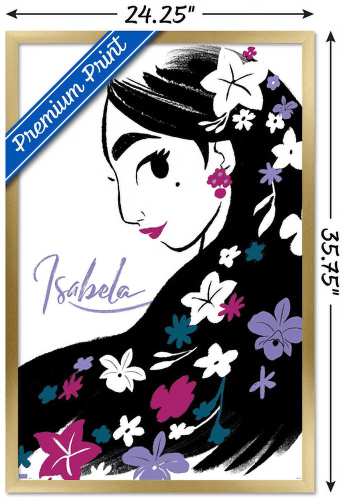 Disney Encanto - Brush Stroke Wall Poster, 22.375" x 34", Framed