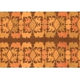 thumbnail image 1 of Ahgly Company Indoor Rectangle Abstract Orange Modern Area Rugs, 2' x 3', 1 of 4