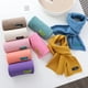 thumbnail image 4 of 2 piezas de bufanda de invierno para niños, cuello de punto cálido, bufanda clásica suave y cálida para niñas y niños, 4 of 5