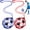 Blue & Red(upgrade Bungee Cord ), variant on TOBWOLF Football Kick Trainer, Soccer Return Trainer Net Fits Ball Size 3, 4, 5, Hands-Free Soccer Kick Throw Training Aid