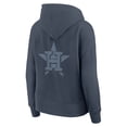 thumbnail image 3 of Women's Fanatics Blue Houston Astros Elements Future Ground Subtle Tonal Pullover Hoodie, 3 of 7