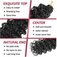 thumbnail image 3 of Aorsher Deep Wave Braiding Hair Pre Stretched 20 Inch Synthetic Ocean Wave Crochet Hair for Women Goddess Curly Braiding Hair Extensions Ombre E, 3 of 6