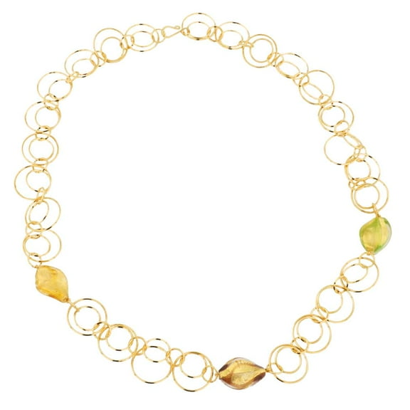GlassOfVenice Murano Glass Royal Cascade Necklace