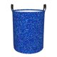 thumbnail image 1 of Fotbe Blue Circles Mosaic Cesto de Ropa con Asas, Cesto Impermeable de Gran Capacidad, Bolsa de Lavado para Dormitorio, Cesto de Ropa con Ruedas y Asas-Medium, 1 of 6