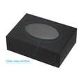 thumbnail image 5 of Uxcell 3.8x2.8x1.2" Paper Soap Box with Window, 20 Pack Soap Boxes Oval Presents Packaging Boxes, Black, 5 of 6