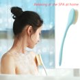 thumbnail image 4 of Cepillo de baño de pelo suave, cepillo de baño para adultos, mango largo, cepillo de frotamiento trasero para baño, 4 of 6