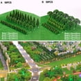 thumbnail image 6 of 50Pcs Miniature Trees Model Train Scenery Landscape Scale Railroad Wargame Green Plastic Handmade Realistic Decoration, 6 of 6