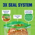 thumbnail image 3 of Ziploc® Brand Sandwich Bags with EasyGuide™ Texture, Grip 'n Seal Technology™, Food Storage, Zipper, 300 Count, 3 of 14