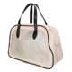 thumbnail image 4 of Clear Makeup Storage Bag Large Capacity Waterproof Wet Dry Separate PU Cosmetic Bag Black L, 4 of 4