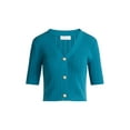 thumbnail image 5 of Sofia by Sofia Vergara Women's Cardigan Sweater with Short Sleeves, Sizes XS-XXXL, 5 of 7