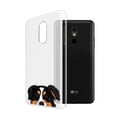 thumbnail image 2 of FINCIBO Soft TPU Clear Case Cover for LG Stylo 5 Q720 6.2", Black Tricolor Aussie Australian Shepherd Dog, 2 of 3