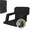 Black, variant on GoTeam Portable Reclining Anywhere Chair - Portable Folding Cushioned Stadium Seat w/Arms (Black)