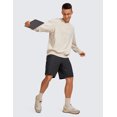 thumbnail image 3 of CRZ YOGA Men's All Day Comfy Golf Shorts 9" Stretch Lightweight Flat Front for Casual Work with Pockets, 3 of 5