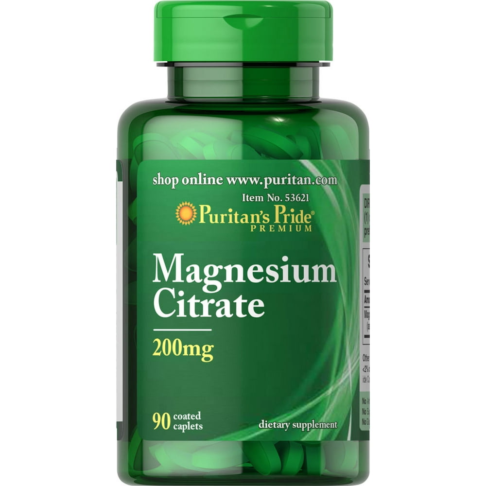 Puritan's Pride Magnesium Citrate 200mg