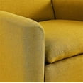 thumbnail image 7 of Dazone Modern Accent Fabric Chair Single Sofa Comfy Upholstered Arm Chair Living Room Furniture Yellow, 7 of 7