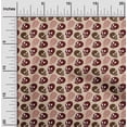 thumbnail image 1 of oneOone Polyester Lycra Tan Fabric Skull Fabric For Sewing Printed Craft Fabric By The Yard 56 Inch Wide, 1 of 4