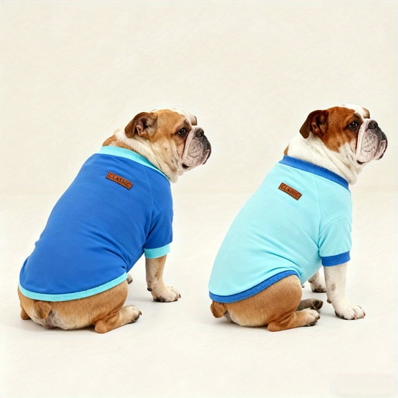 GreenJoy 2 Pcs Fleece Dog Sweater, Puppy Soft & Warm for Cold-Weather, Stretchy Sweatshirt Pullover for Small Dogs & Cats