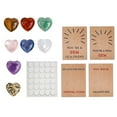 thumbnail image 2 of Tarjeta de felicitación del Día de San Valentín Macarena Regalos de Fiesta para niños Piedras en forma de corazón, 2 of 8